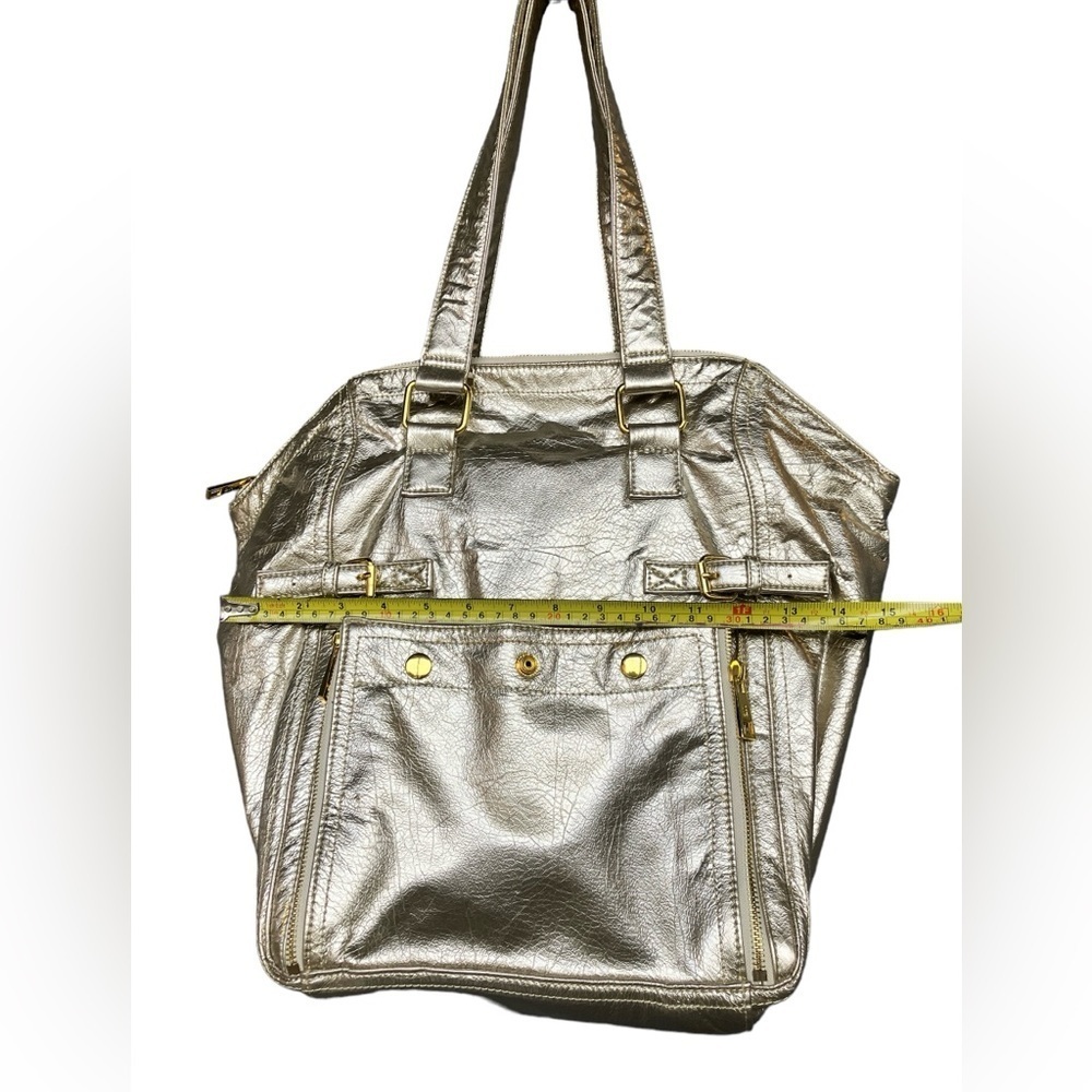 Urban Expressions Gold Metallic Tote - Picture 2 of 10